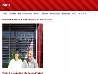 Screenshot for www.lousbarbershop.webs.com