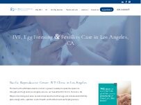 Website Screenshot Pacific Reproductive Center | Torrance, CA | Fertility Clinic