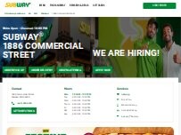 Website Screenshot Subway