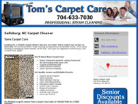 Screenshot for http://www.tomscarpetcareinc.com/