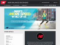 New Balance website screenshot
