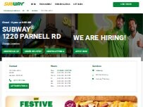 Website Screenshot Subway