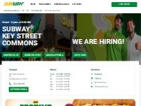 Website Screenshot Subway