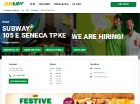 Website Screenshot Subway