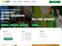 Website Screenshot Subway