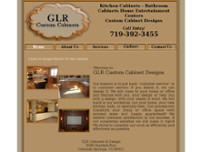 GLR Cabinets And Design website screenshot