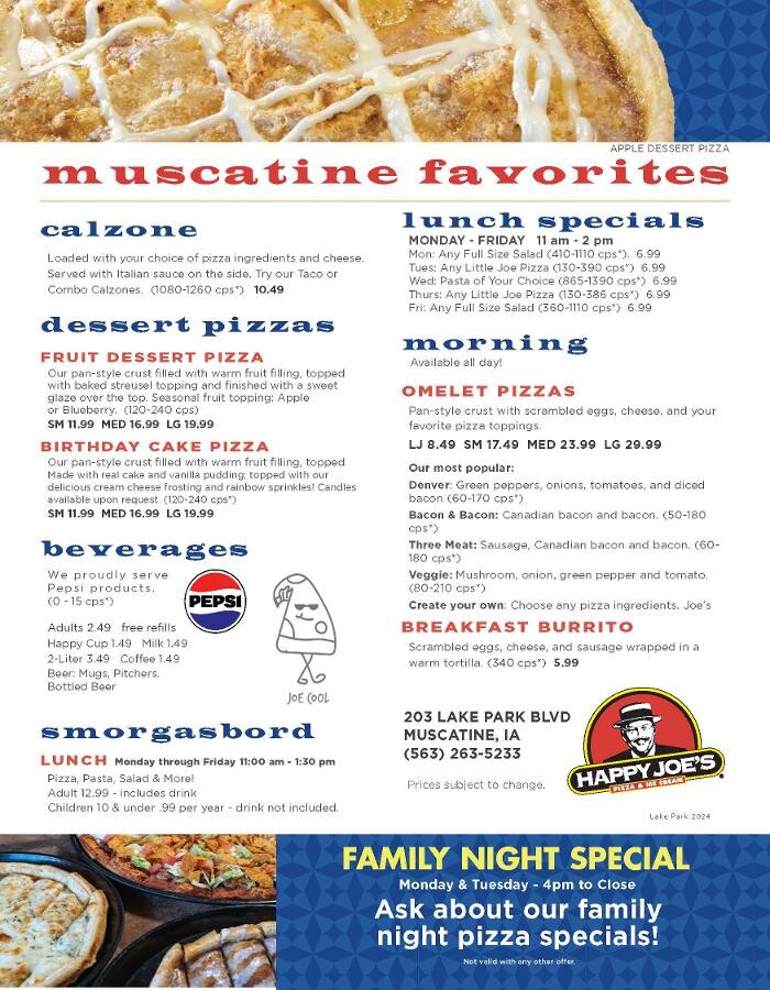 Images Happy Joe's Pizza & Ice Cream - Muscatine- Lake Park