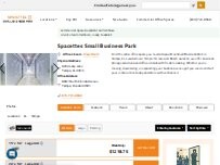 Website Screenshot Spacettes Small Business Park