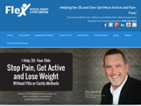 Flex Physical Therapy and Sports Medicine website screenshot