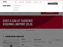 Website Screenshot Avis Car Rental