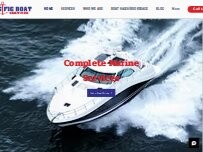 Website Screenshot Pacific Boat Services