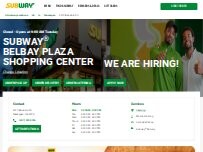 Website Screenshot Subway