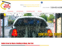 Screenshot for http://www.goldenarrowcarwash.com/