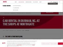 Website Screenshot Avis Car Rental