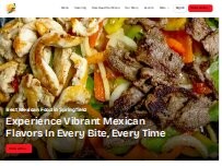 Website Screenshot El Paso Mexican Restaurant