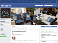 Nest Interior Designs website screenshot