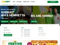 Website Screenshot Subway