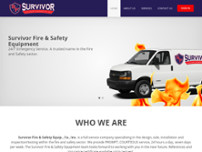 Survivor Fire & Safety Equipment Co., Inc. website screenshot