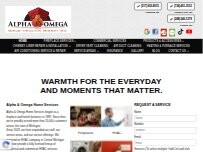 Website Screenshot Alpha & Omega Services