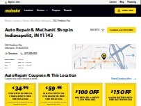 Website Screenshot Meineke Car Care Center