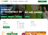 Website Screenshot Subway