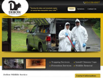 DeBow Wildlife Service website screenshot
