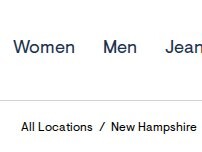 Website Screenshot Aéropostale