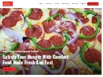 Website Screenshot Sun Pizza