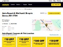 Website Screenshot Meineke Car Care Center