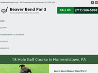 Beaver Bend Par 3 website screenshot