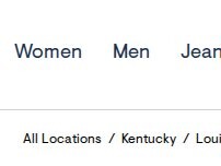 Website Screenshot Aéropostale