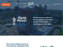 Website Screenshot Bracing Systems Construction Supplies and Equipment