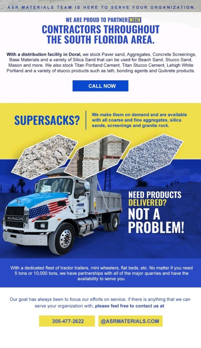 Images ASR Materials - Abraham Sand and Rock Company