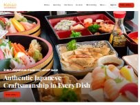 Website Screenshot Koiso Japanese Restaurant