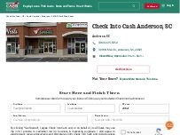 Website Screenshot Check Into Cash