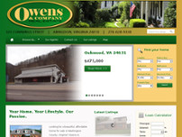 Owens & Co Real Estate website screenshot