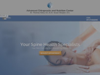 Advanced Chiropractic and Nutrition Center website screenshot