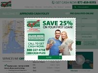 Screenshot for approvedcashadvance.com