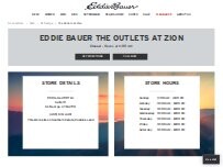 Website Screenshot Eddie Bauer Outlet