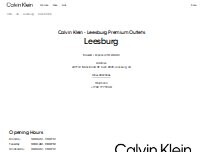 Website Screenshot Calvin Klein