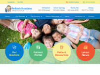 Pediatric Associates website screenshot