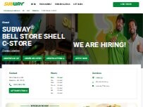 Website Screenshot Subway