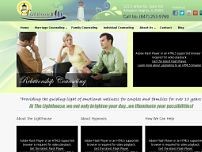 Lighthouse Emotional Wellness Center website screenshot