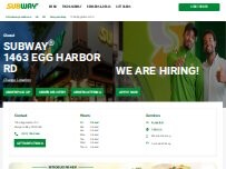 Website Screenshot Subway