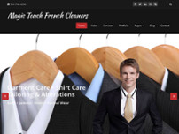 Magic Touch French Cleaners & Tailors website screenshot