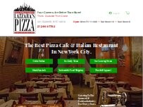 Website Screenshot Lazzara's Pizza Cafe