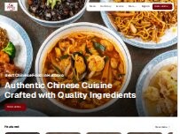 Website Screenshot Ming's Restaurant