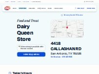 Website Screenshot Dairy Queen
