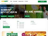 Website Screenshot Subway