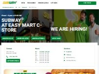 Website Screenshot Subway